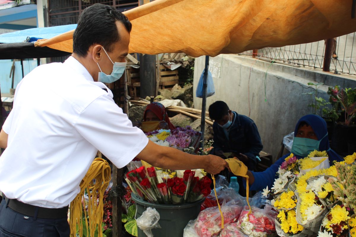 Satgas BUMN Lampung distribusikan 4.000 masker kepada masyarakat