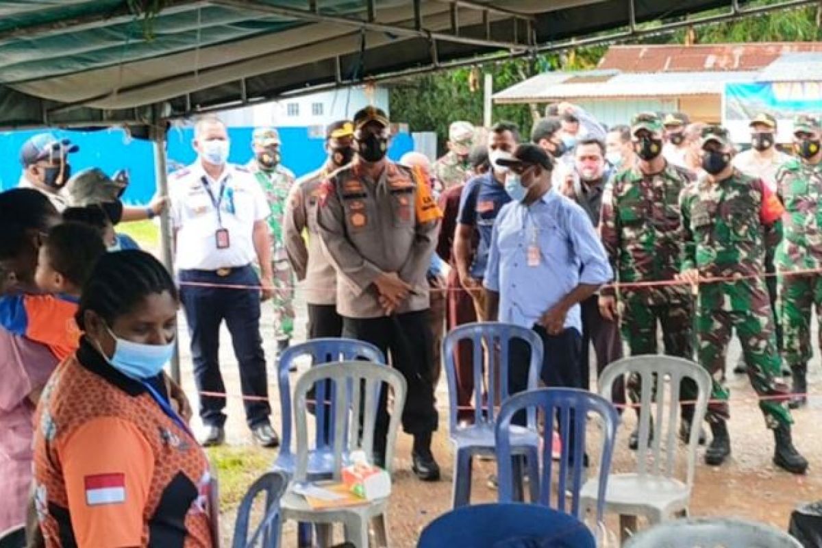 Danrem Merauke tinjau pelaksanaan pilkada serentak susulan di Boven Digoel