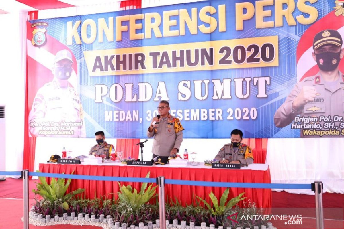 Polda Sumut gagalkan peredaran 850 kilogram sabu sepanjang 2020