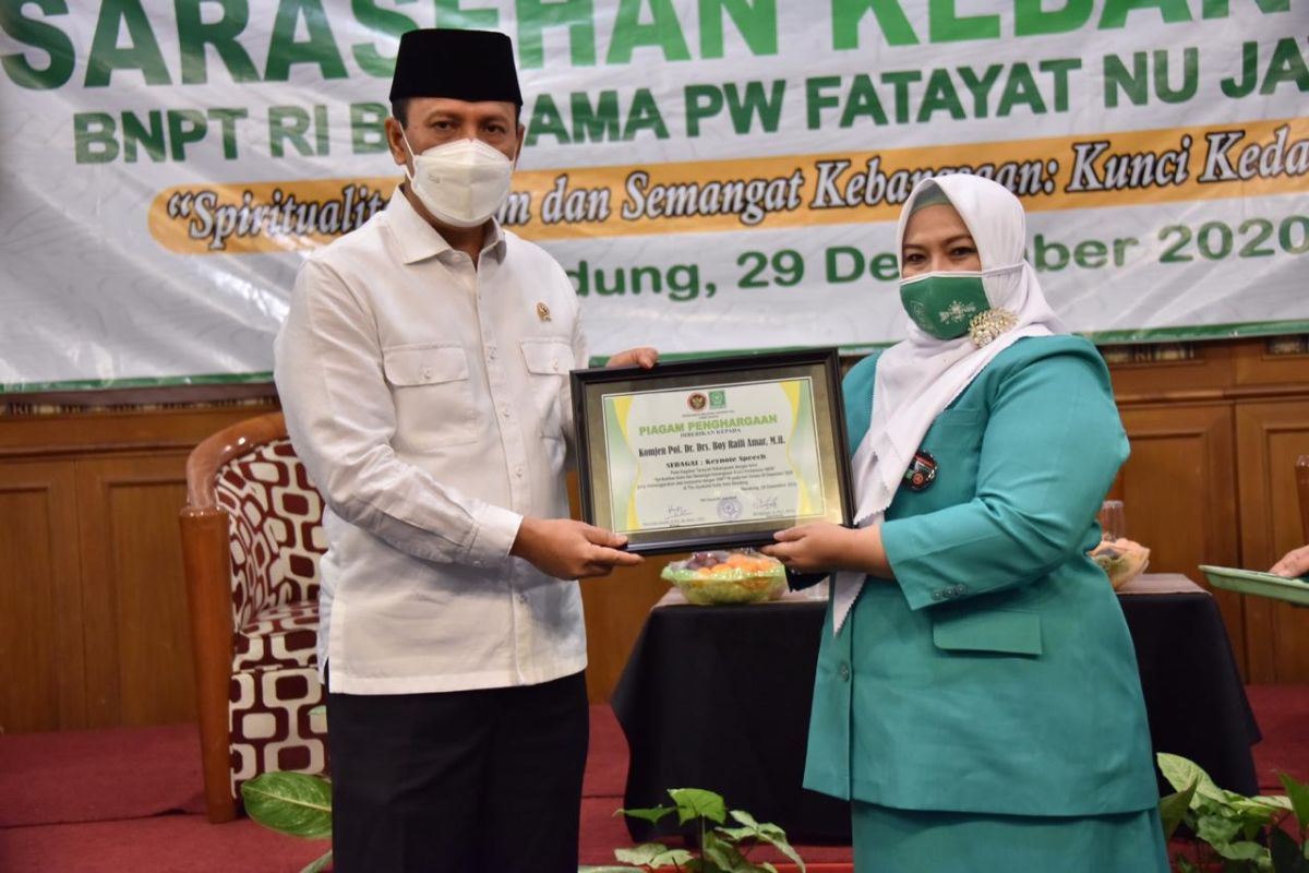 BNPT-Fatayat NU Jawa Barat kerja sama wujudkan semangat kebangsaan