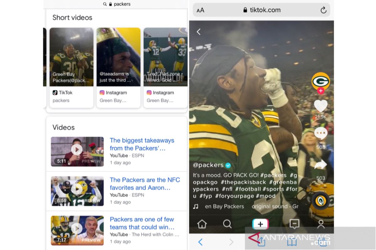 Google coba fitur pencarian video pendek TikTok dan Instagram