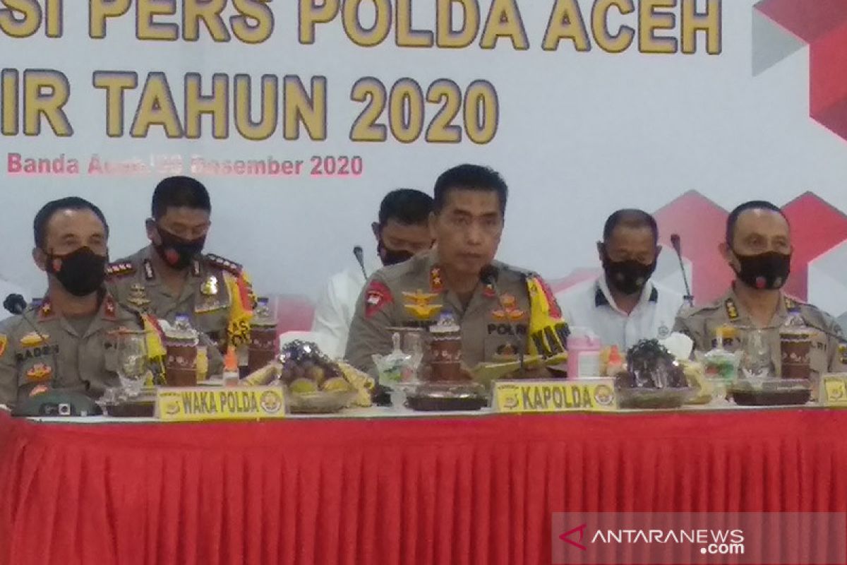 Polda Aceh tangani 1.543 kasus narkoba selama 2020