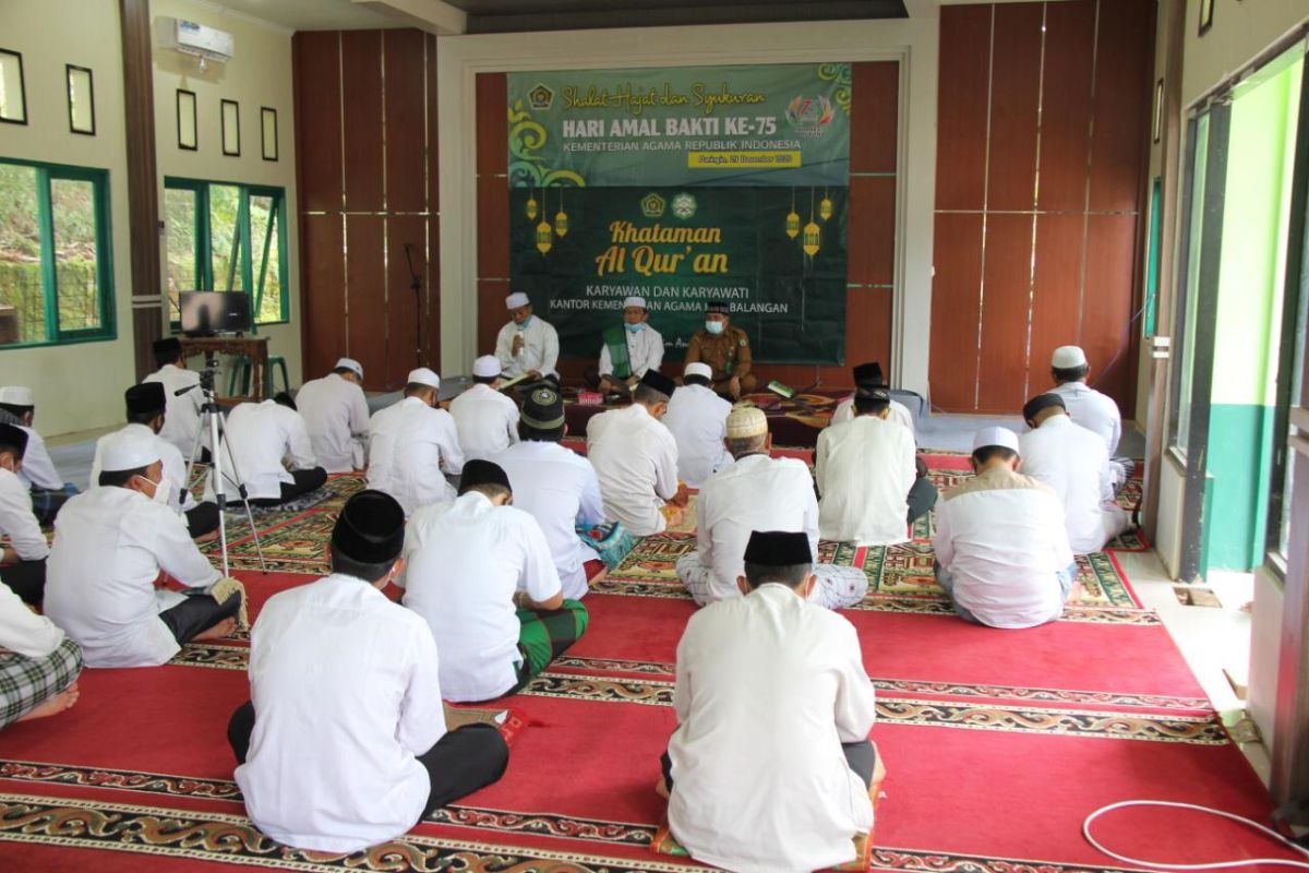 Kemenag Balangan peringati ke 75 tahun Hari Amal Bakti