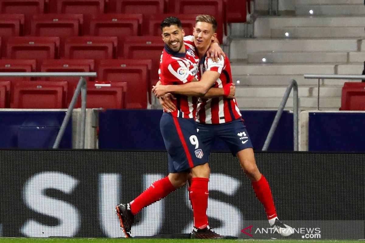 Luis Suarez mengantarkan Atletico Madrid menundukkan Getafe 1-0