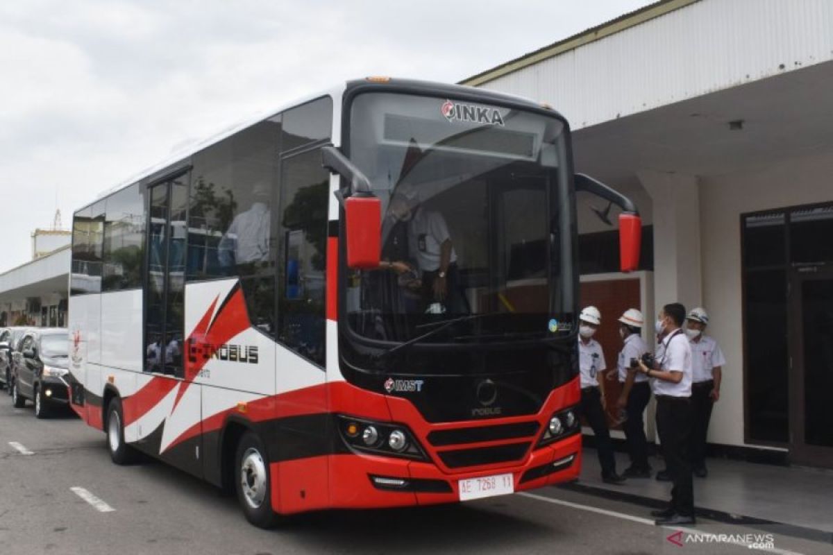 INKA uji operasional bus listrik di Jakarta