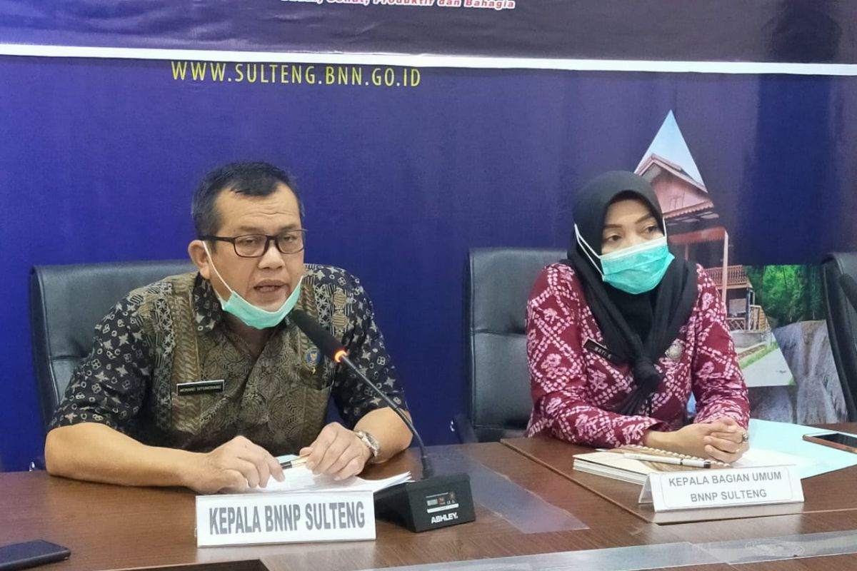 Tahun 2020, BNNP Sulteng ungkap 19 kasus peredaran narkotika