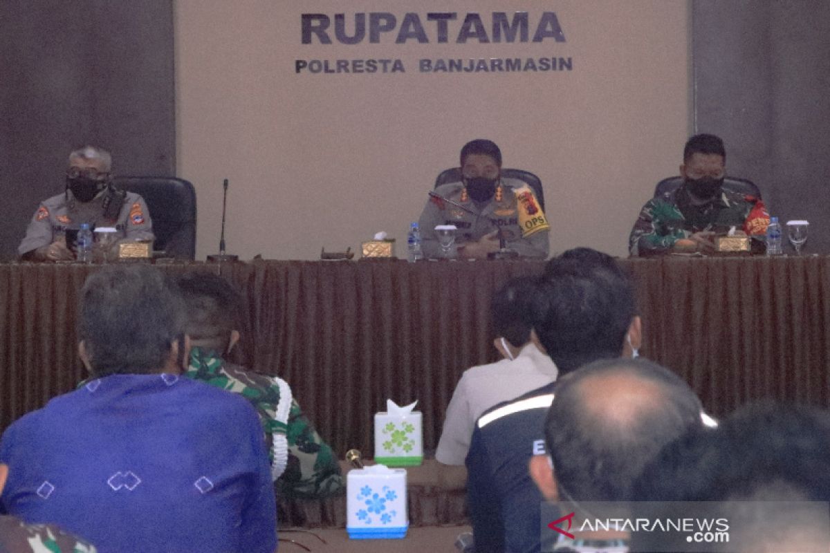 Polresta Banjarmasin dan tim siap amankan tahun baru