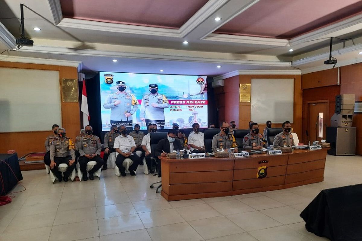 Angka kriminalitas di Provinsi Jambi turun 35 persen