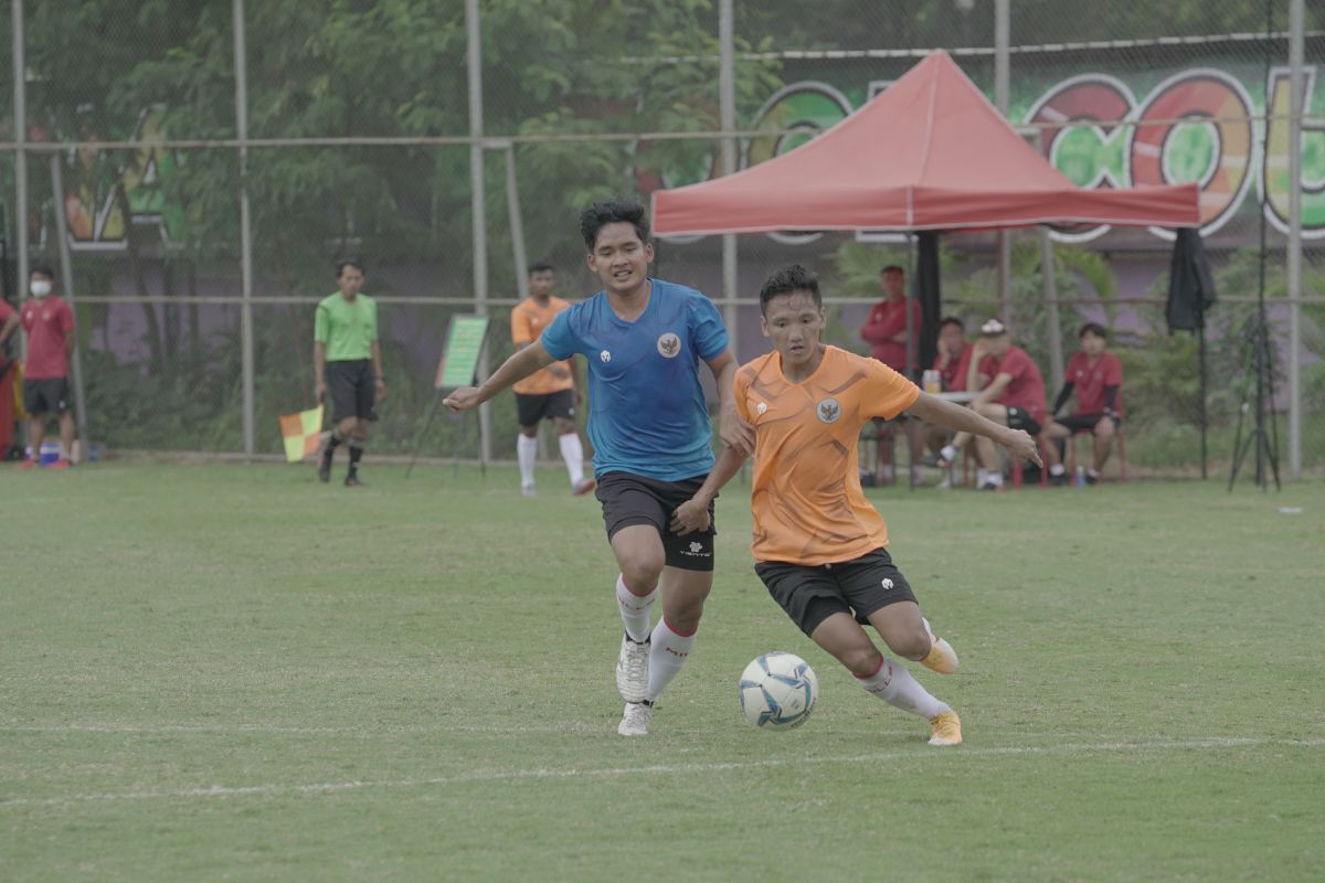 TC timnas Indonesia U-23 ditutup dengan gim internal