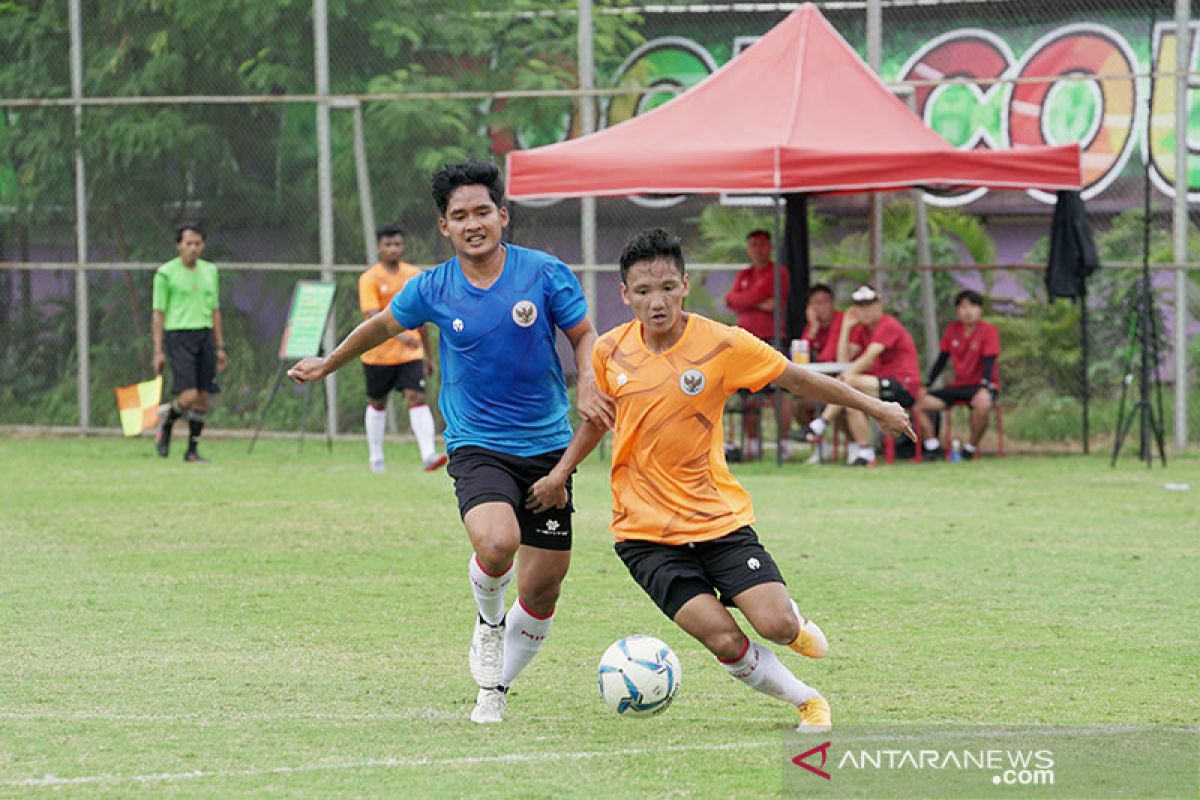 TC timnas U-23 ditutup dengan gim internal