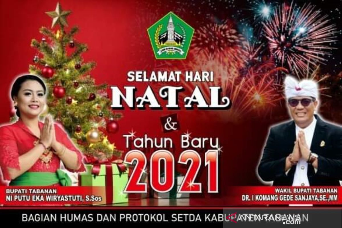 Pemkab Tabanan ajak masyarakat terapkan protokol kesehatan saat Tahun Baru