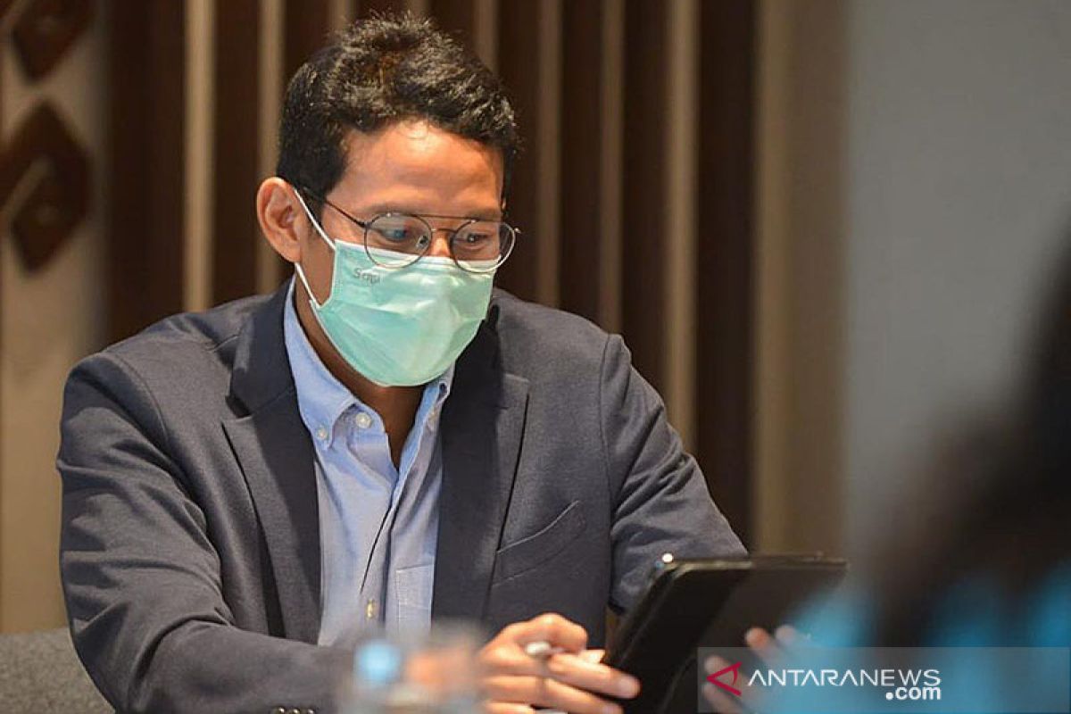 Sandiaga Uno dialog dengan Mari Pangestu bahas masa depan pariwisata