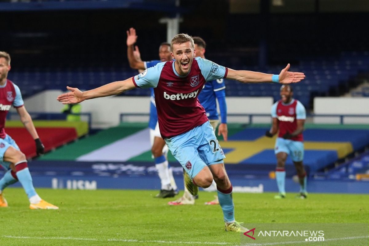 West Ham awali 2021 dengan  pecundangi Everton di Goodison Park