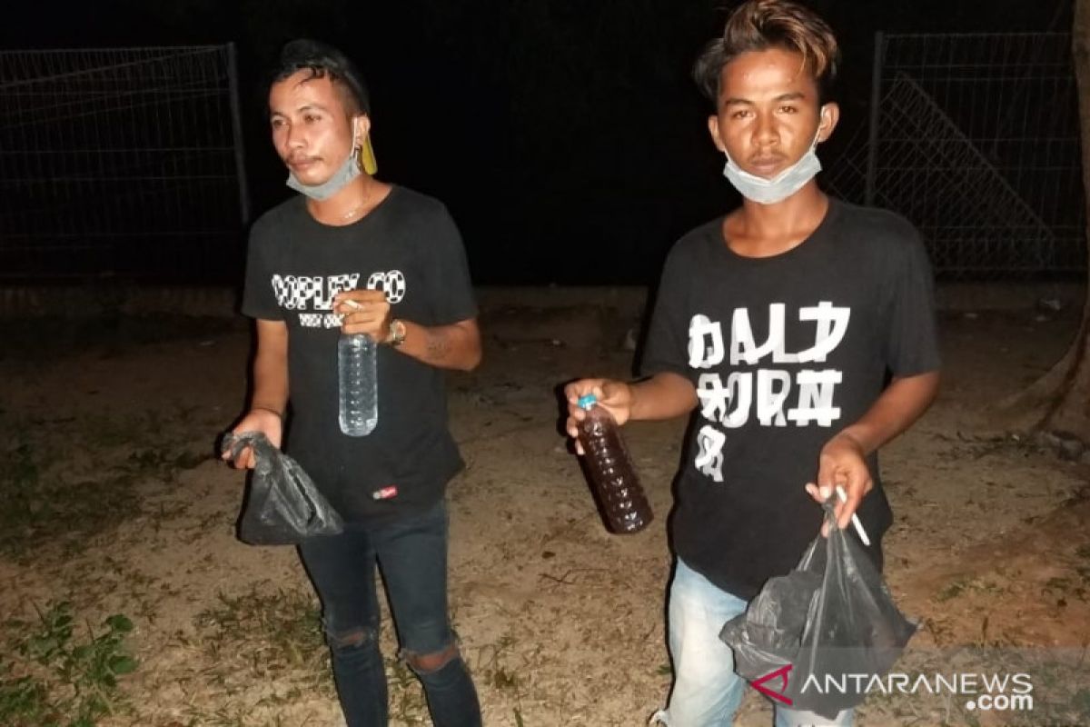 Personil Pengamanan Nataru Tambelan amankan pemuda mabuk