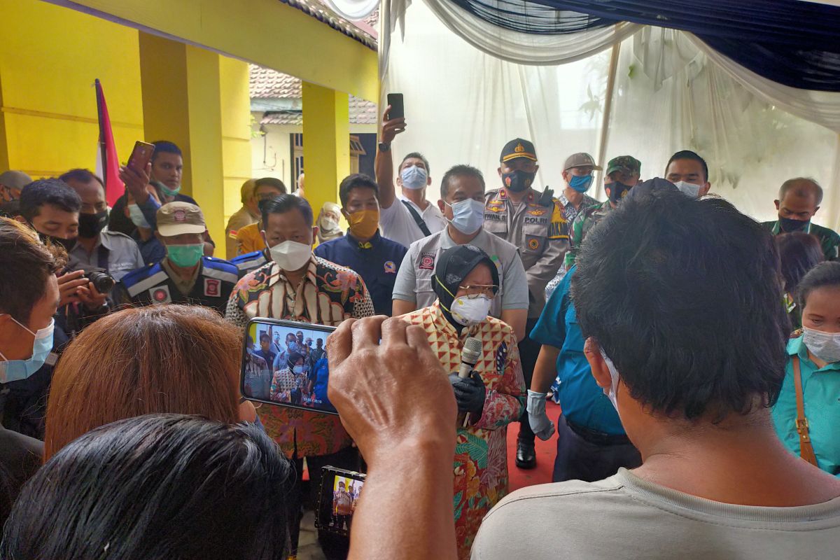 Kunker di Mojokerto, Mensos RIsma minta anak jalanan tak terlibat narkoba