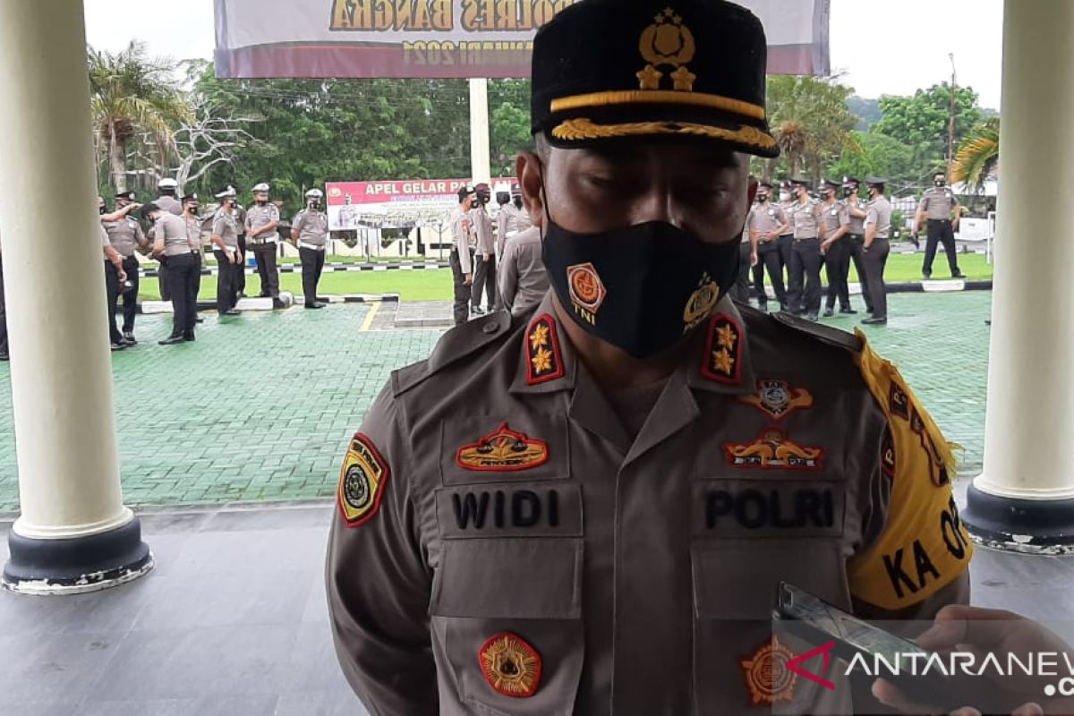 Polisi Bangka perketat penerapan prokes pengunjung pantai