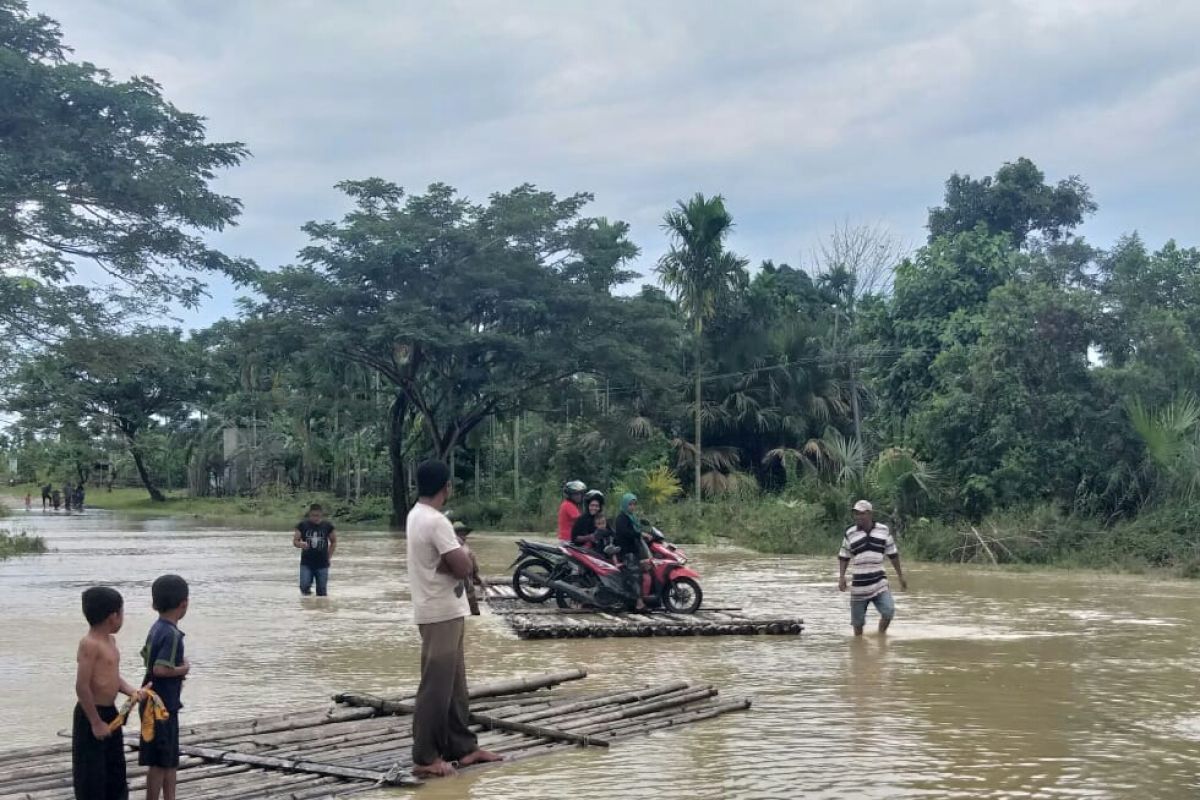 Curah hujan tinggi, sejumlah desa di Aceh Utara terendam banjir