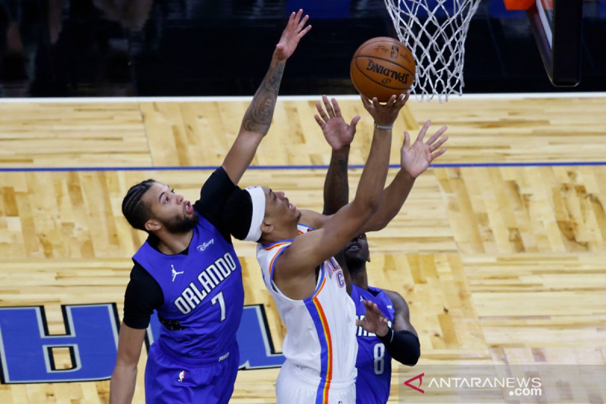 Thunders,Cavaliers, dan 76ers catat kemenangan