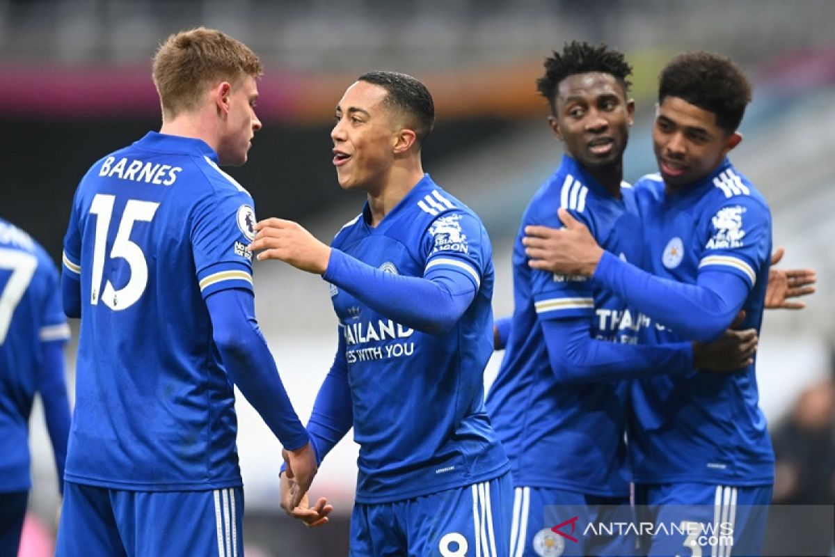 Leicester kembali ke posisi ketiga setelah tundukkan Newcastle