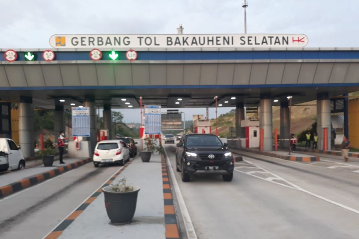 HK catat 79.451 kendaraan keluar Gerbang Tol Bakauheni Selatan