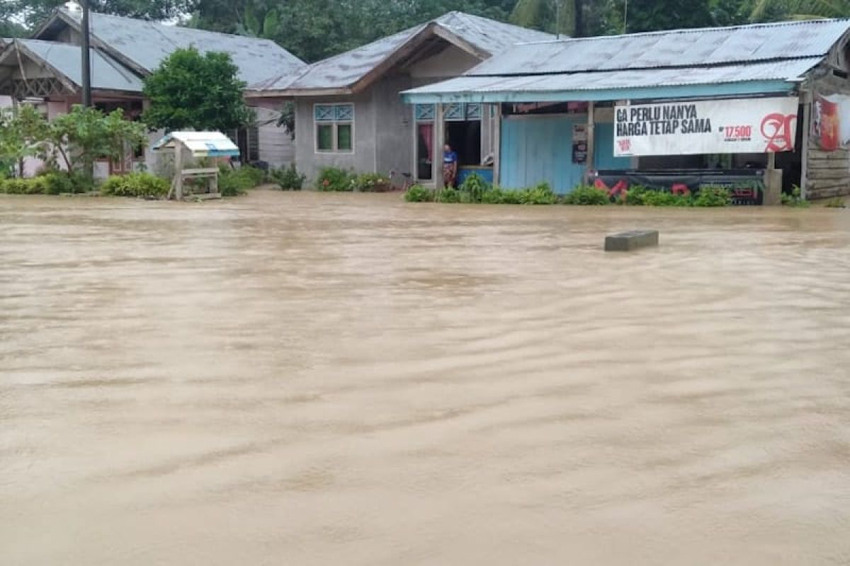 Ratusan warga di Aceh Timur kembali mengungsi akibat banjir