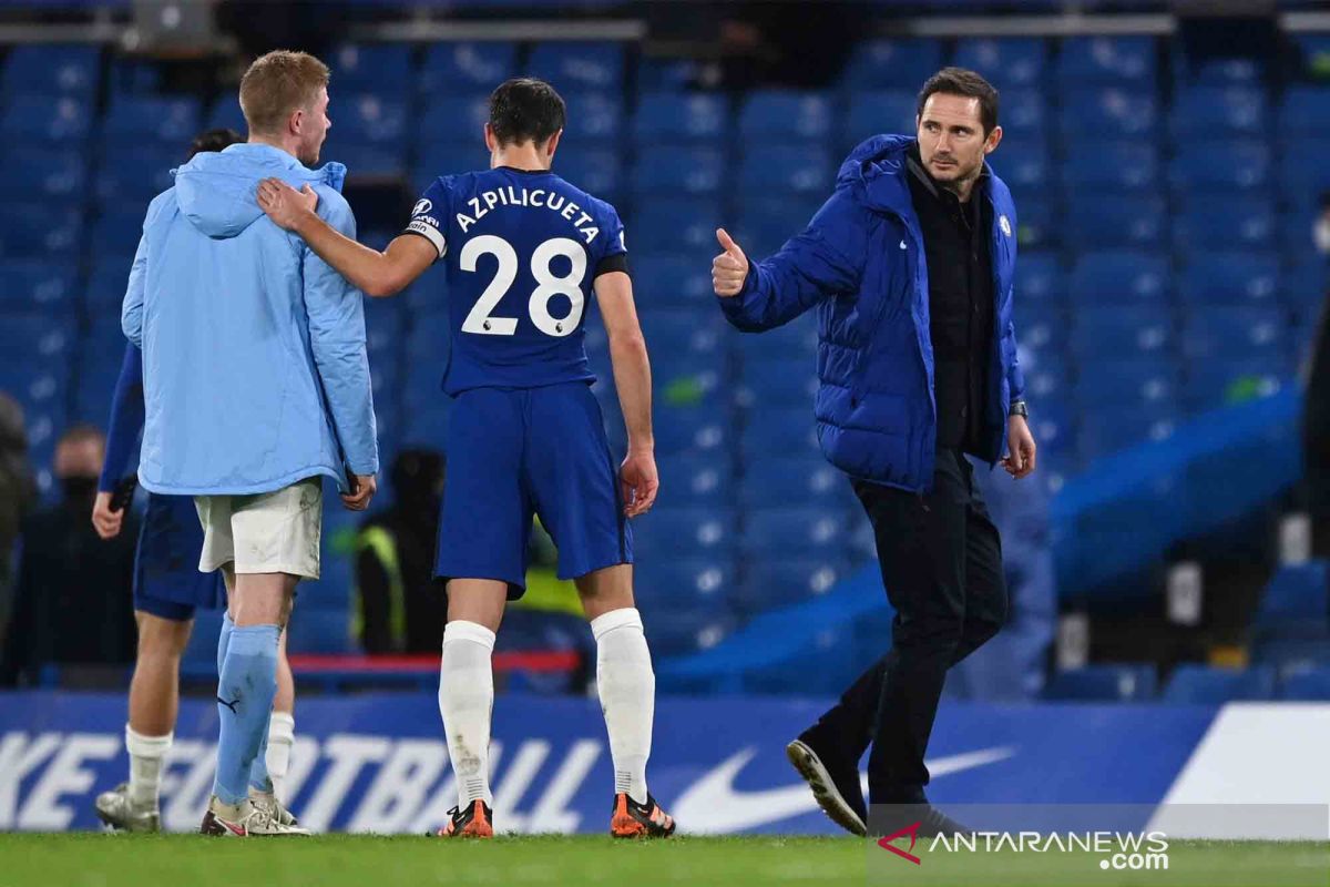 Frank Lampard akui timnya mempunyai perbedaan tingkat kepercayaan dengan City