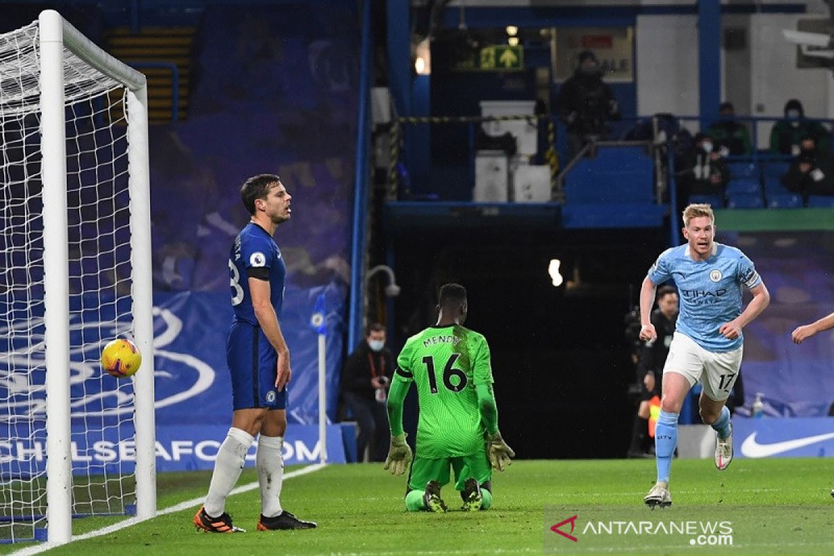 Liga Inggris: Manchester City bungkam Chelsea 3-1 di Stamford Bridge