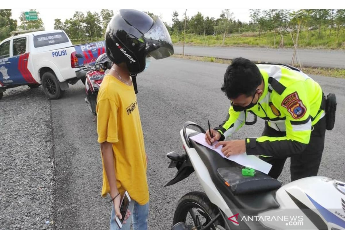 Polisi jaring sejumlah bocah di balapan liar di Banjarbaru