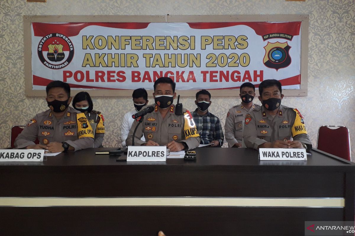 Polres Bangka Tengah mengoptimalkan operasi yustisi protokol kesehatan