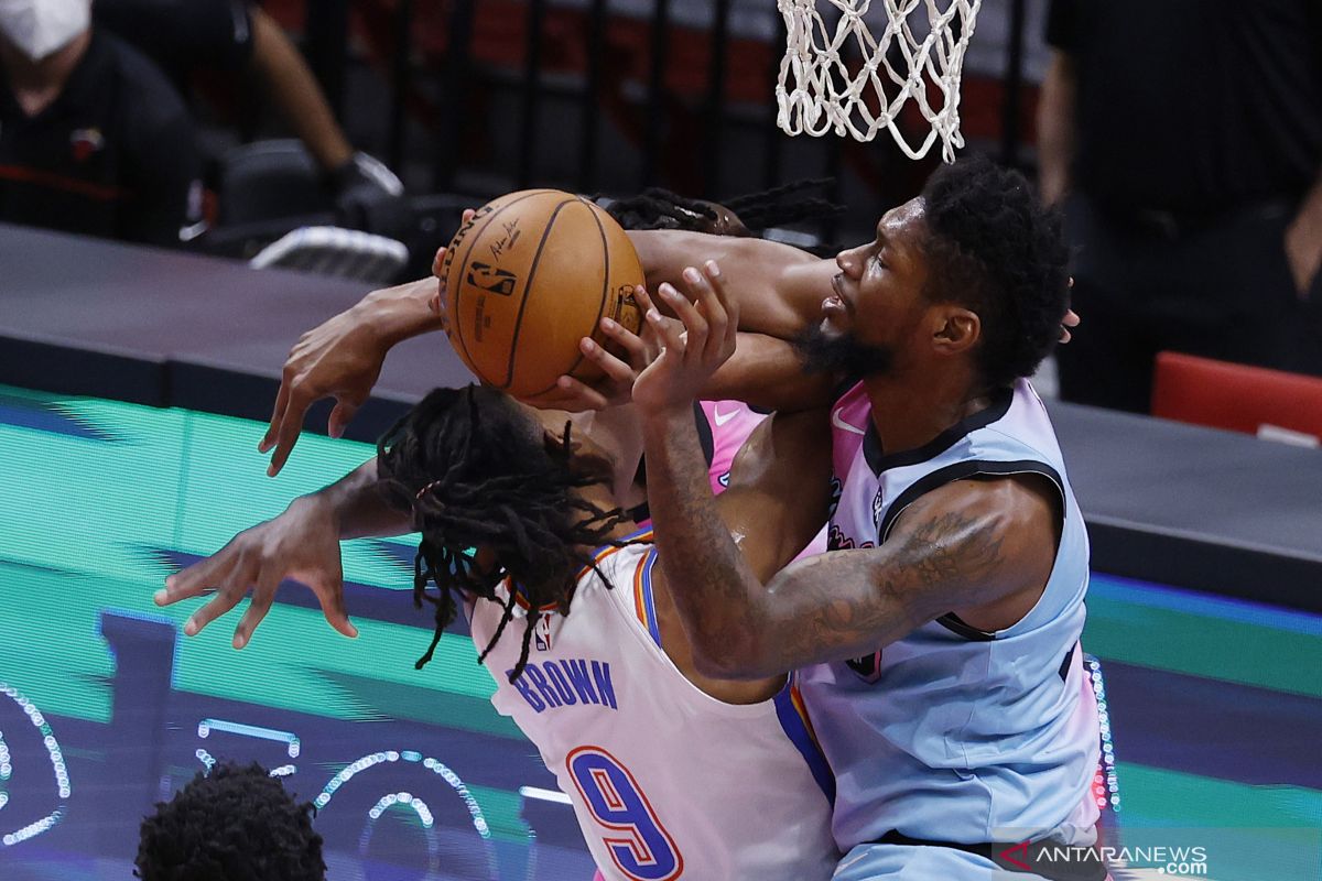 Adebayo dan Olynyk bawa Heat atasi Thunder 118-90