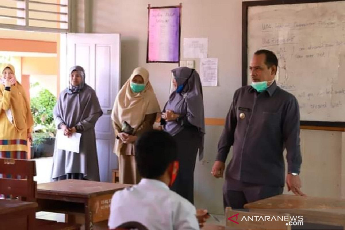 Hari kedua PBM secara tatap muka di Solok berjalan kondusif