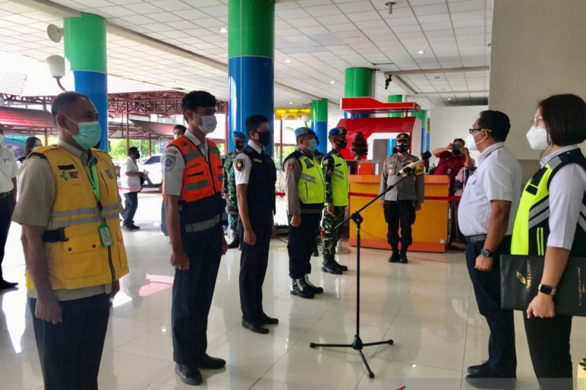 Posko Nataru Bandara Samrat patuhi protokol kesehatan COVID-19