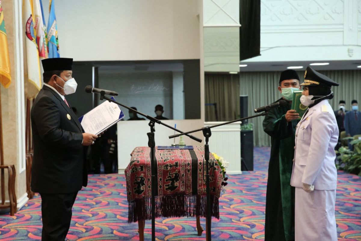 Gubernur Lampung lantik Haryati Candralela jadi Wakil Bupati Mesuji