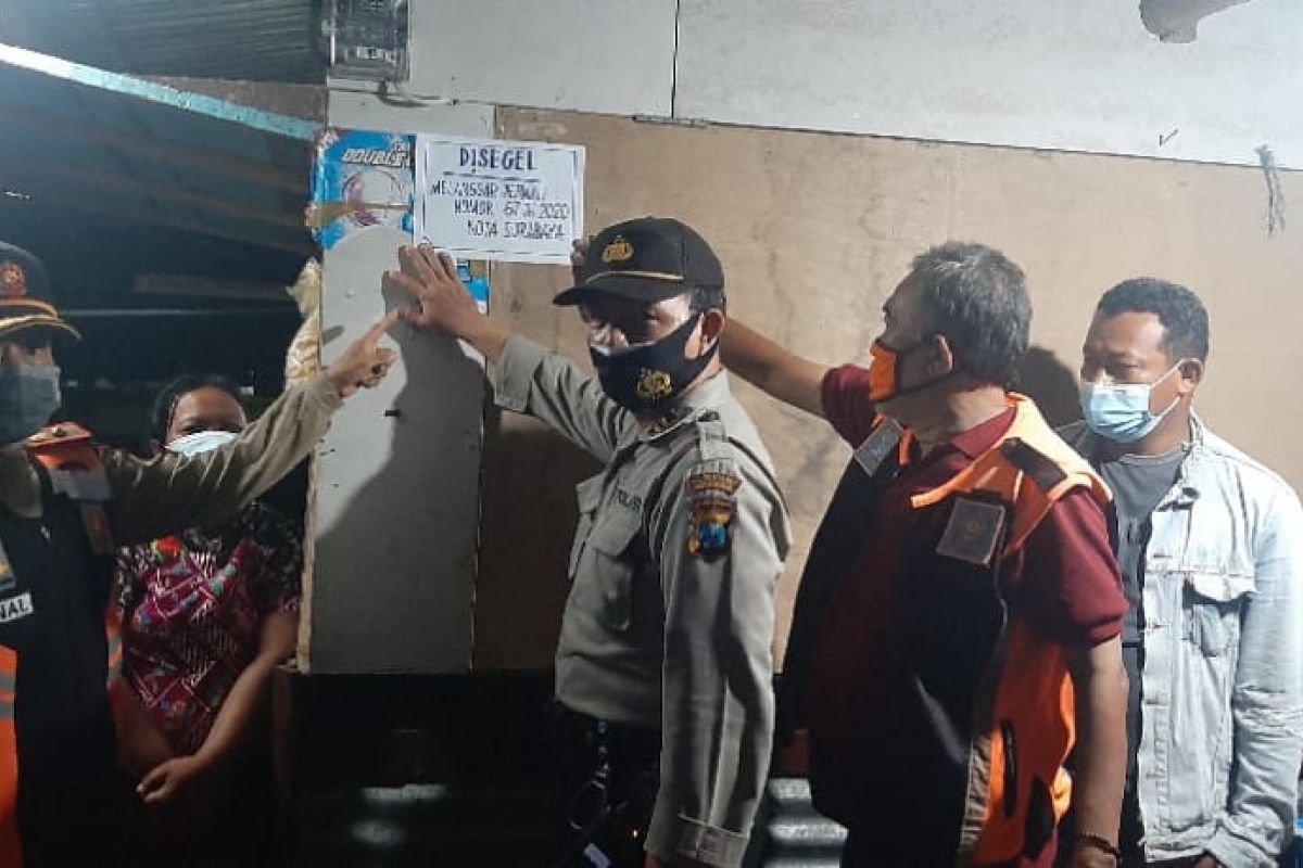 Puluhan orang terjaring operasi yustisi protokol kesehatan di Surabaya