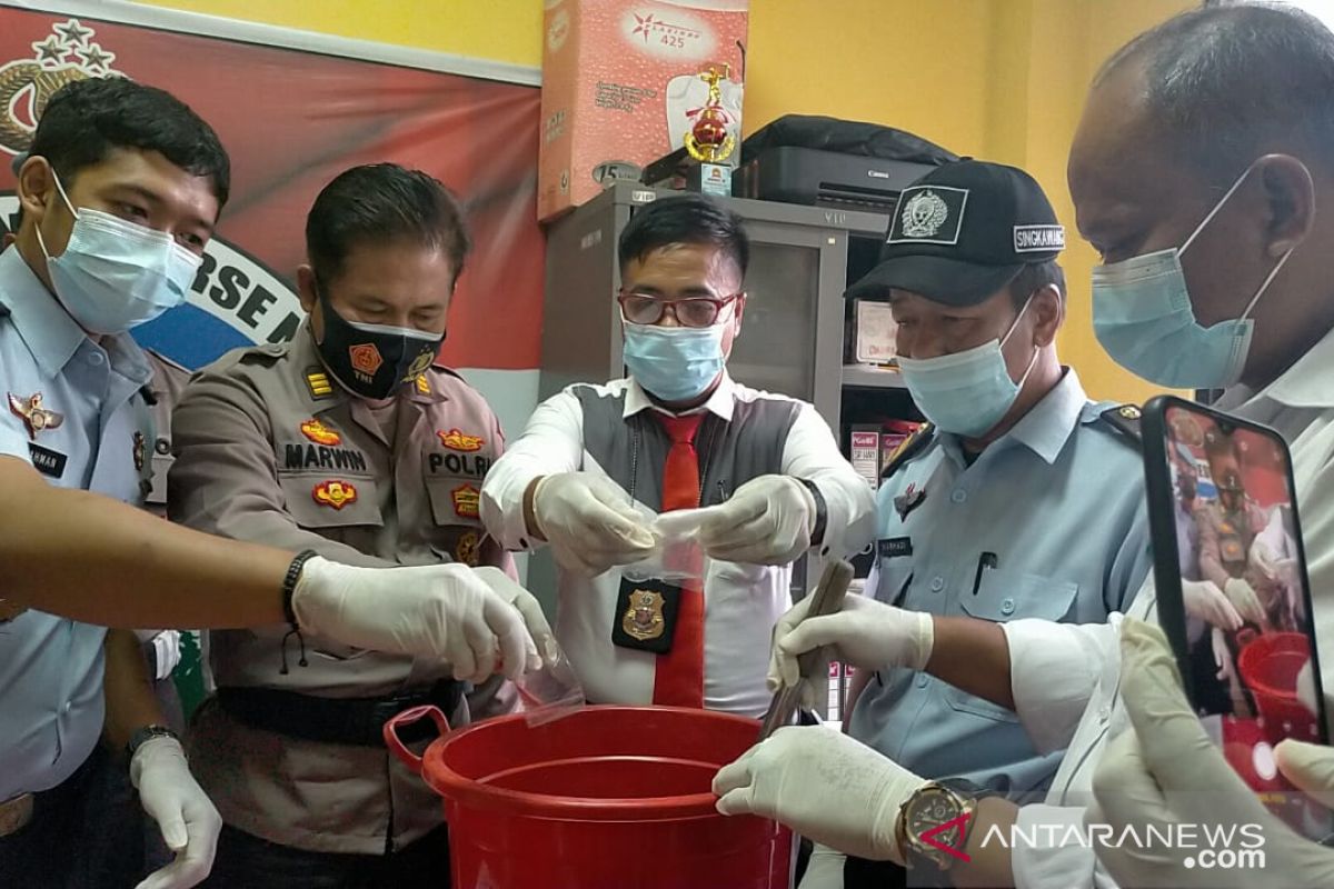 Polres Singkawang musnahkan barang bukti narkotika temuan petugas Lapas