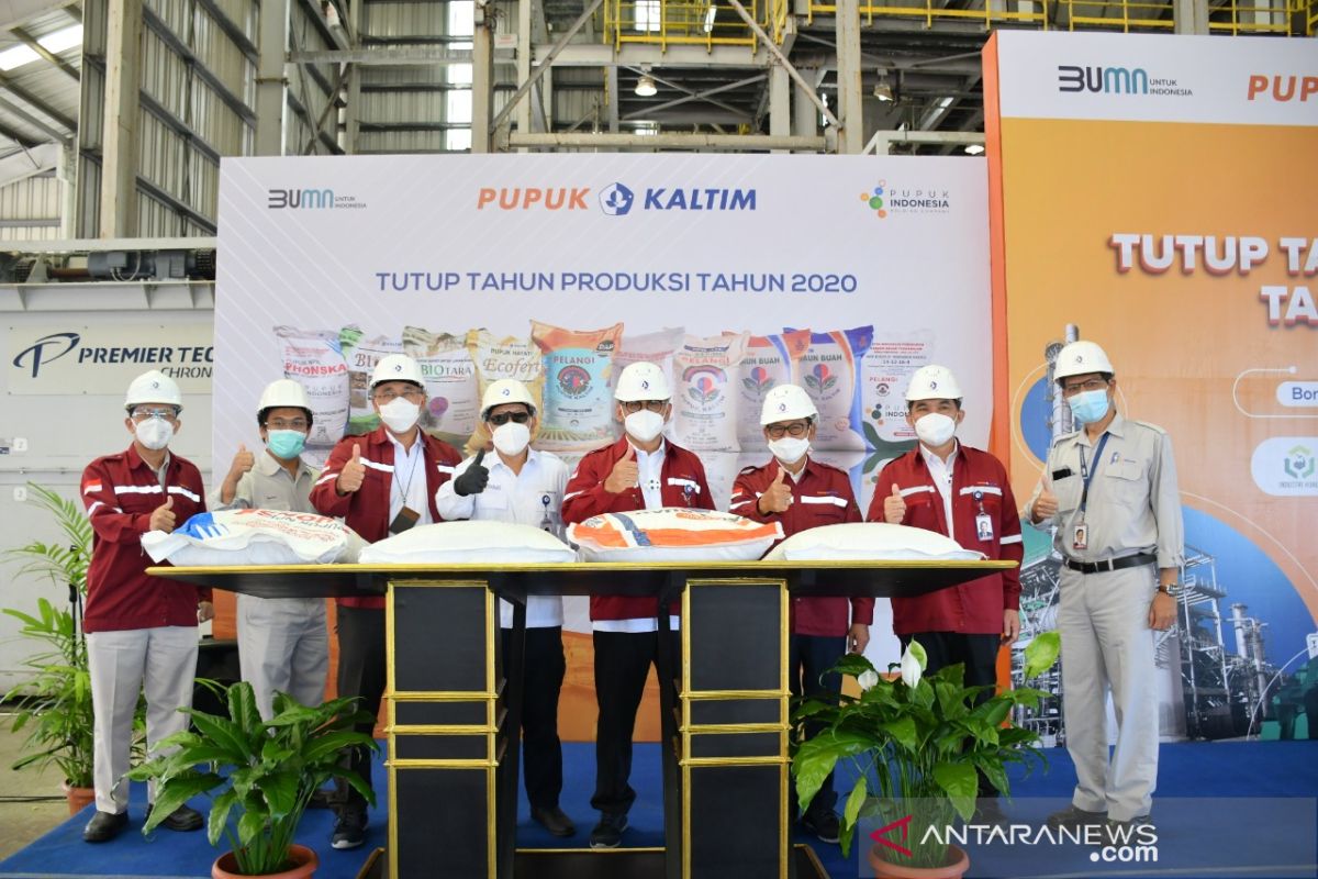 Pupuk Kaltim catat realisasi produksi 2020 di atas RKAP