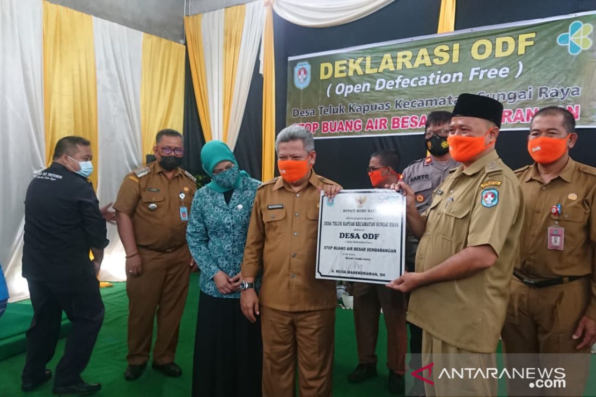 Desa Teluk Kapuas deklarasikan jadi Desa ODF