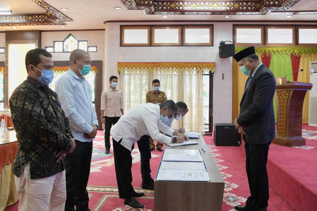 Gubernur minta Aceh Utara dan Lhokseumawe tindaklanjuti BAST