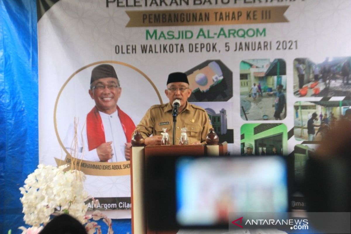 Wali Kota Depok dukung perluasan Masjid Al Arqom Depok