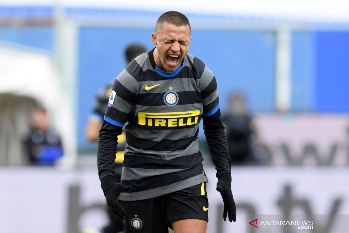 Inter tersungkur di Sampdoria, Conte merasa dicampakkan Dewi Fortuna