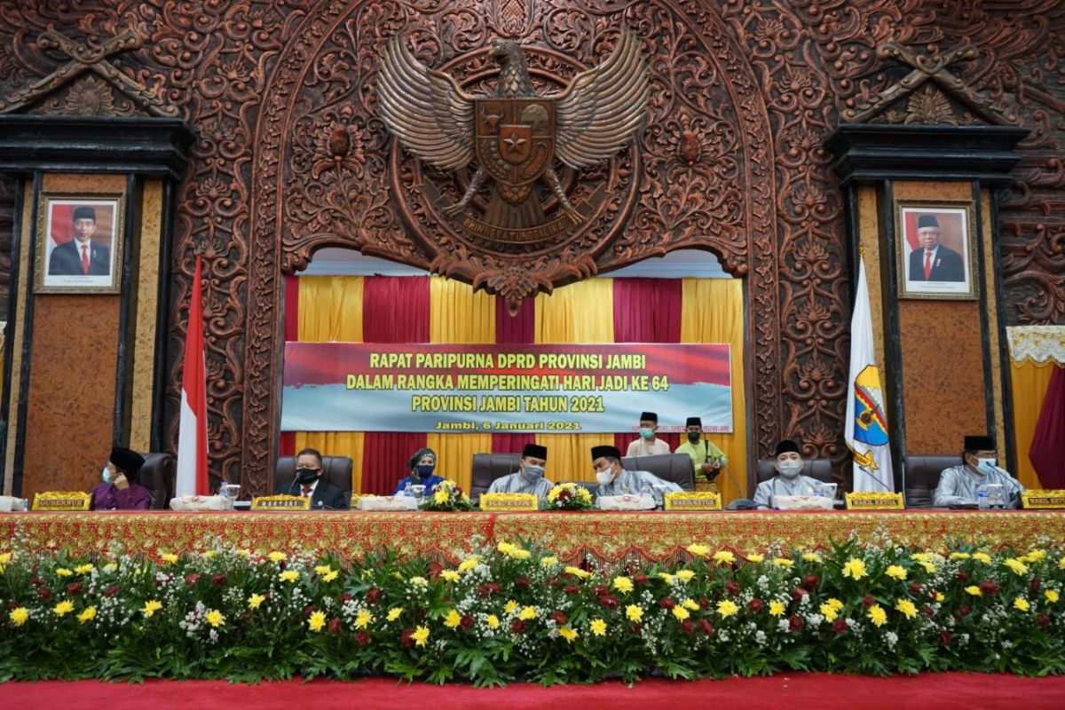 DPRD gelar sidang paripurna HUT-64 Provinsi Jambi