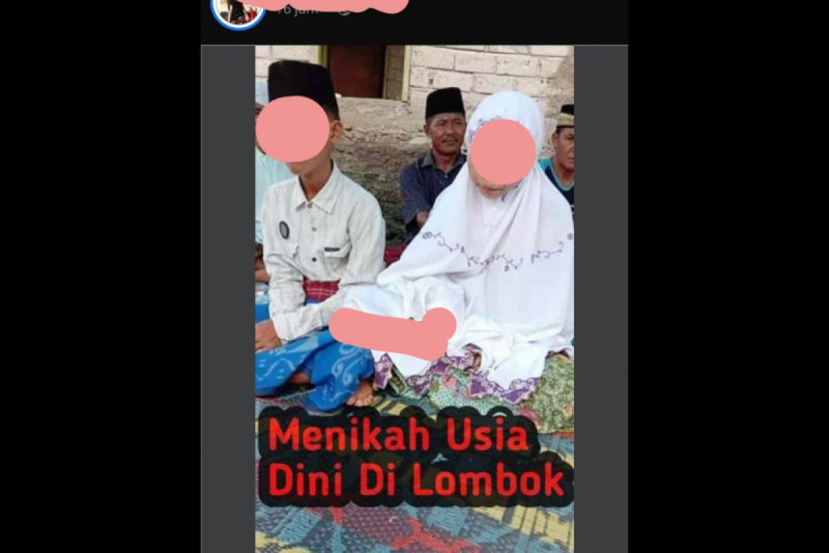 Kisah cinta video viral pernikahan dini di Lombok Tengah