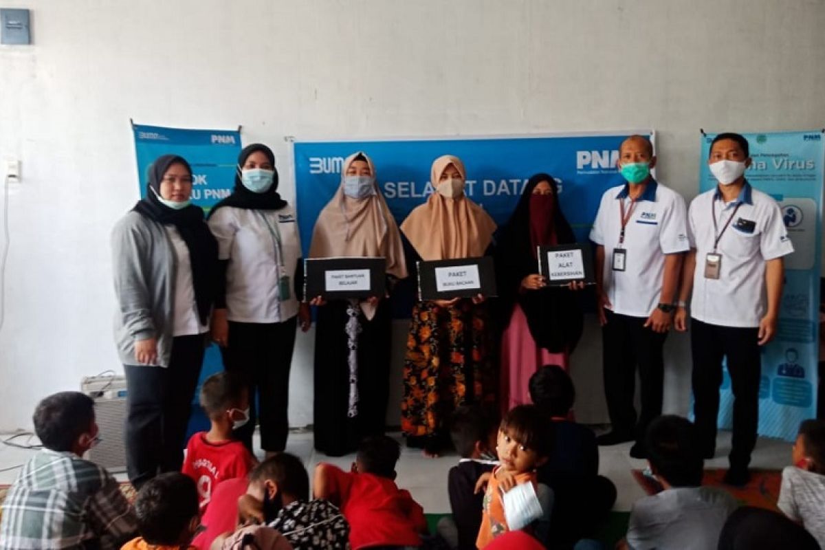 PNM serahkan bantuan paket belajar ke Taman Karakter Al Quran Medan Helvetia