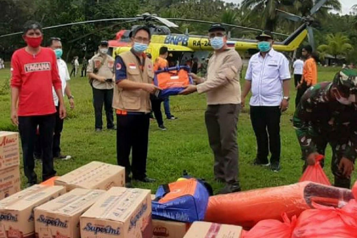 Pemprov Sulut distribusikan bantuan untuk korban banjir di Laine Sangihe