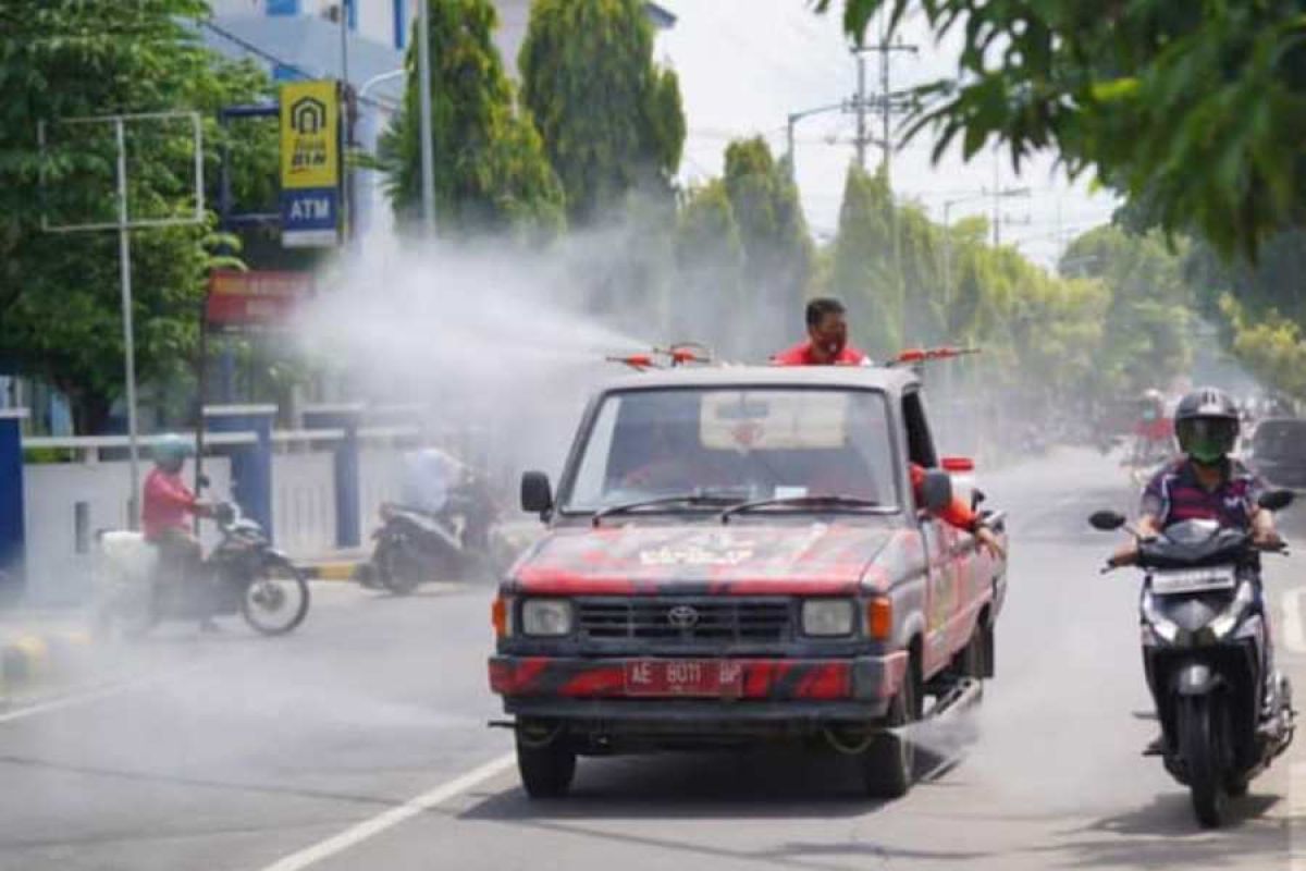 Pemkot Madiun sediakan disinfektan 3.500 liter setiap hari untuk sterilisasi