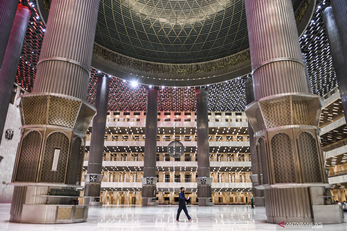 Presiden Jokowi resmikan renovasi masjid Istiqlal