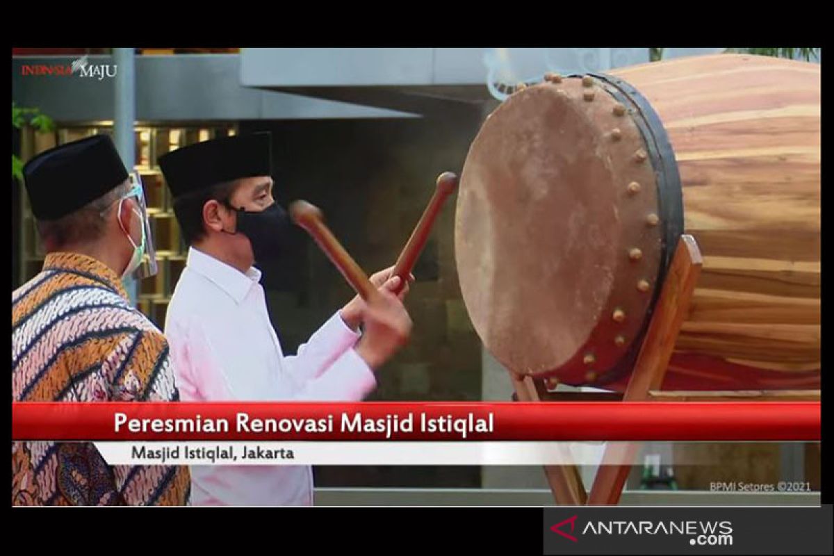 Presiden: Renovasi masjid Istiqlal bukan untuk gagah-gagahan