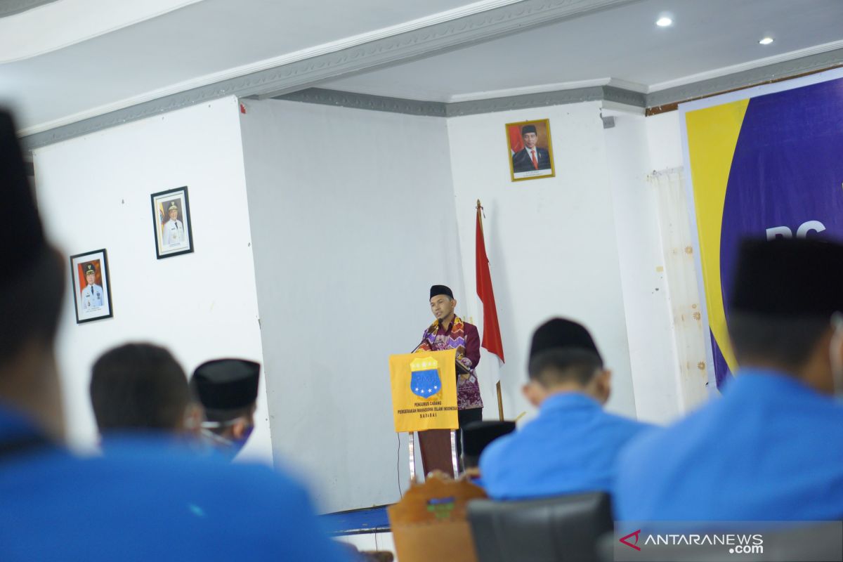 Wakil Bupati HST hadiri pelantikan PC PMII Barabai Periode 2020-2021