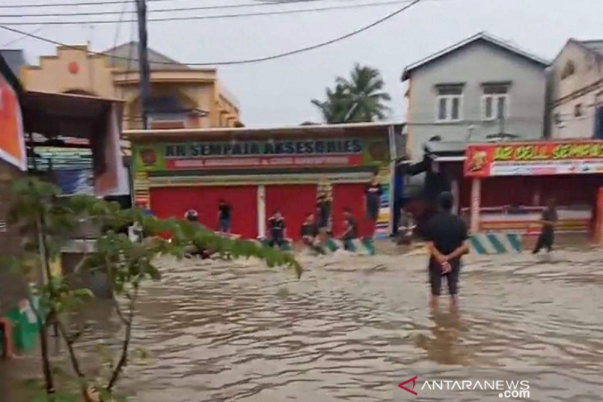 Sebagian wilyah Samarinda terendam