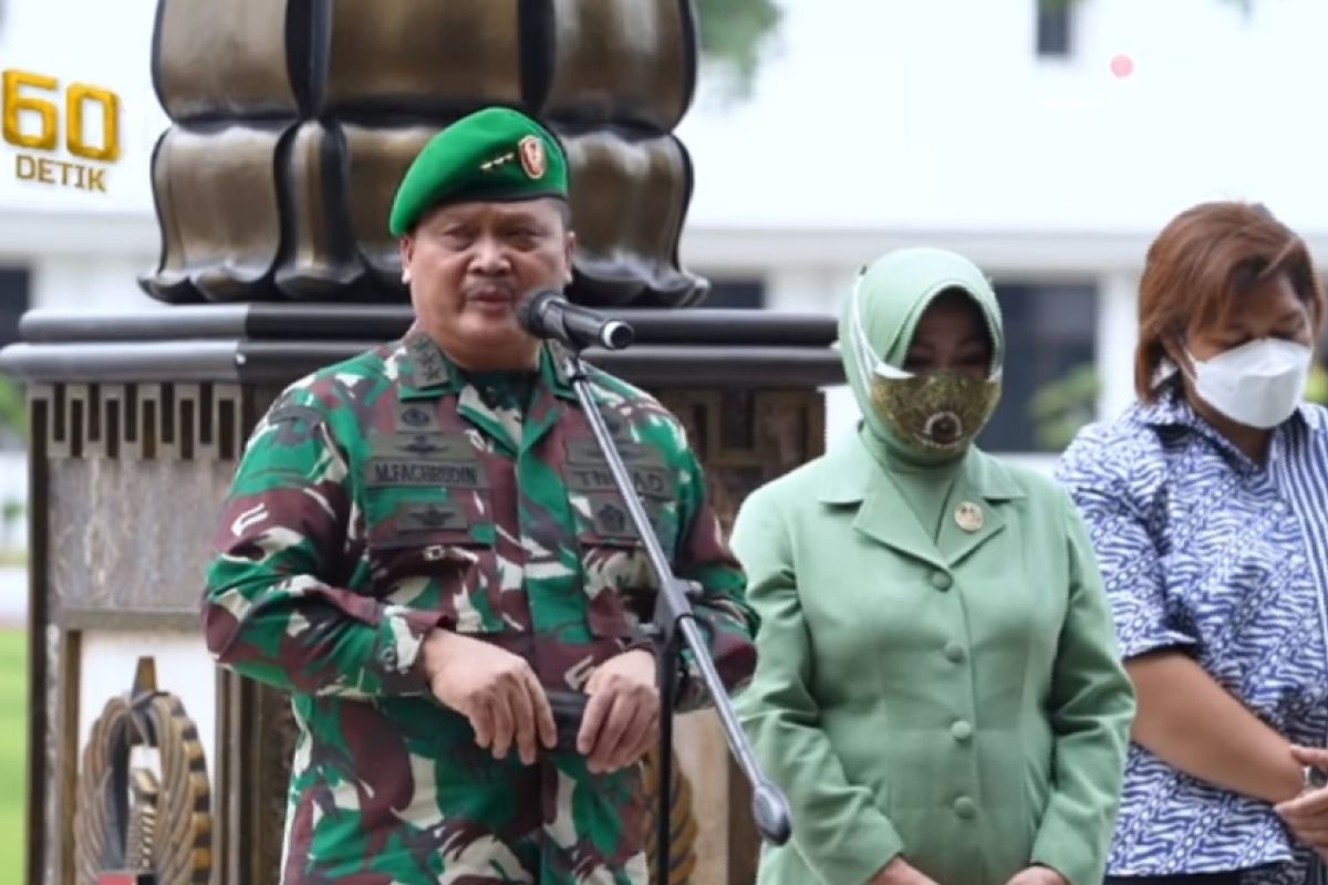 Kasad pimpin pelepasan mantan Wakasad Letjen TNI Fachrudin